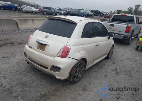 2012 Fiat 500 Sport из США, поврежденный, VIN 3C3CFFBR6CT370472